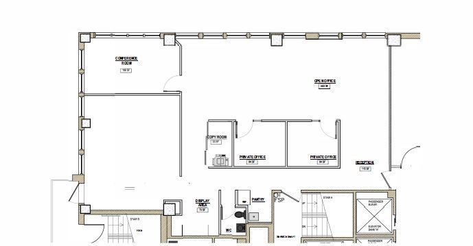 W 30th St, Chelsea, Furnished Office Space For Rent 2,800 SF, $44 per SF, Low Price !
