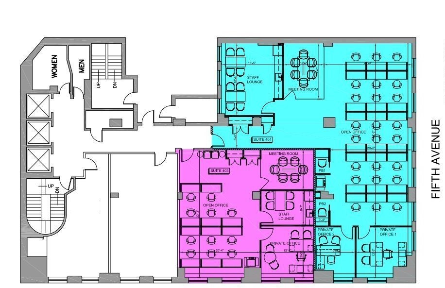 Penn Station, Fifth Ave, Built Office/Medical Space For Rent 1,700 - 7,400 SF