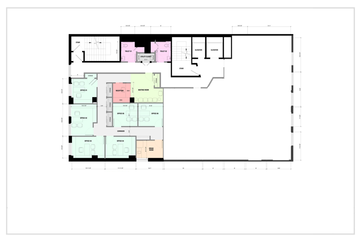 Plaza District, E 56th St, Office/Medical Space For Rent 2,300 SF