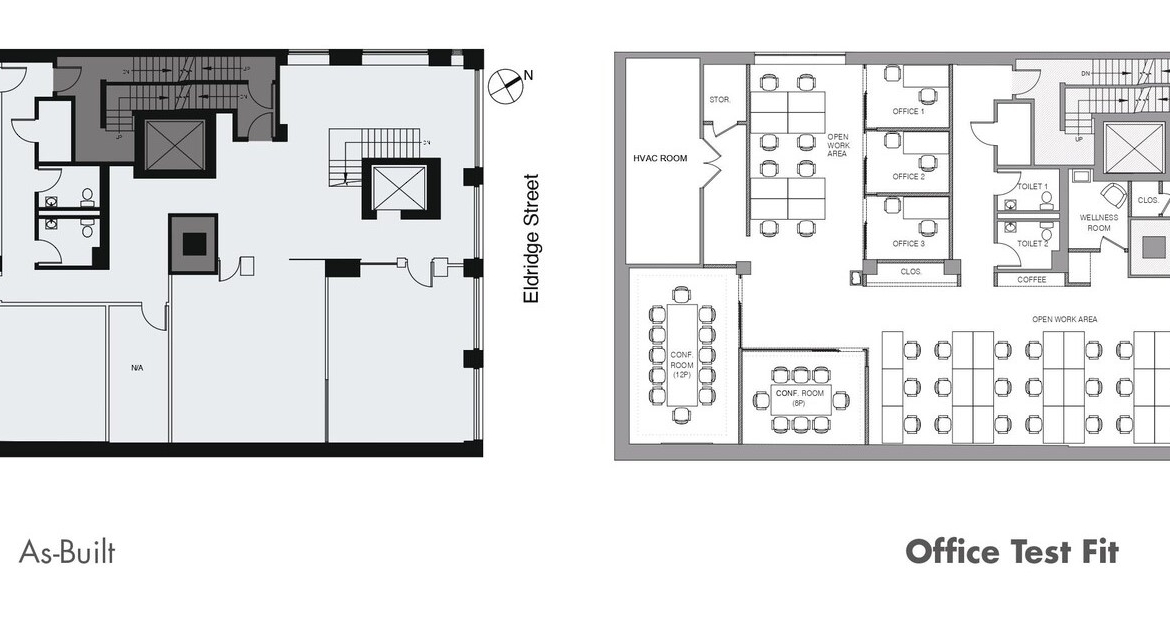 Lower East Side, Eldridge St, Office or Fitness Space For Rent 6,250 SF