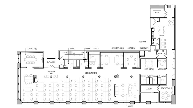 Fifth Ave, NYC Retail/Fitness Space For Rent 8,400 SF