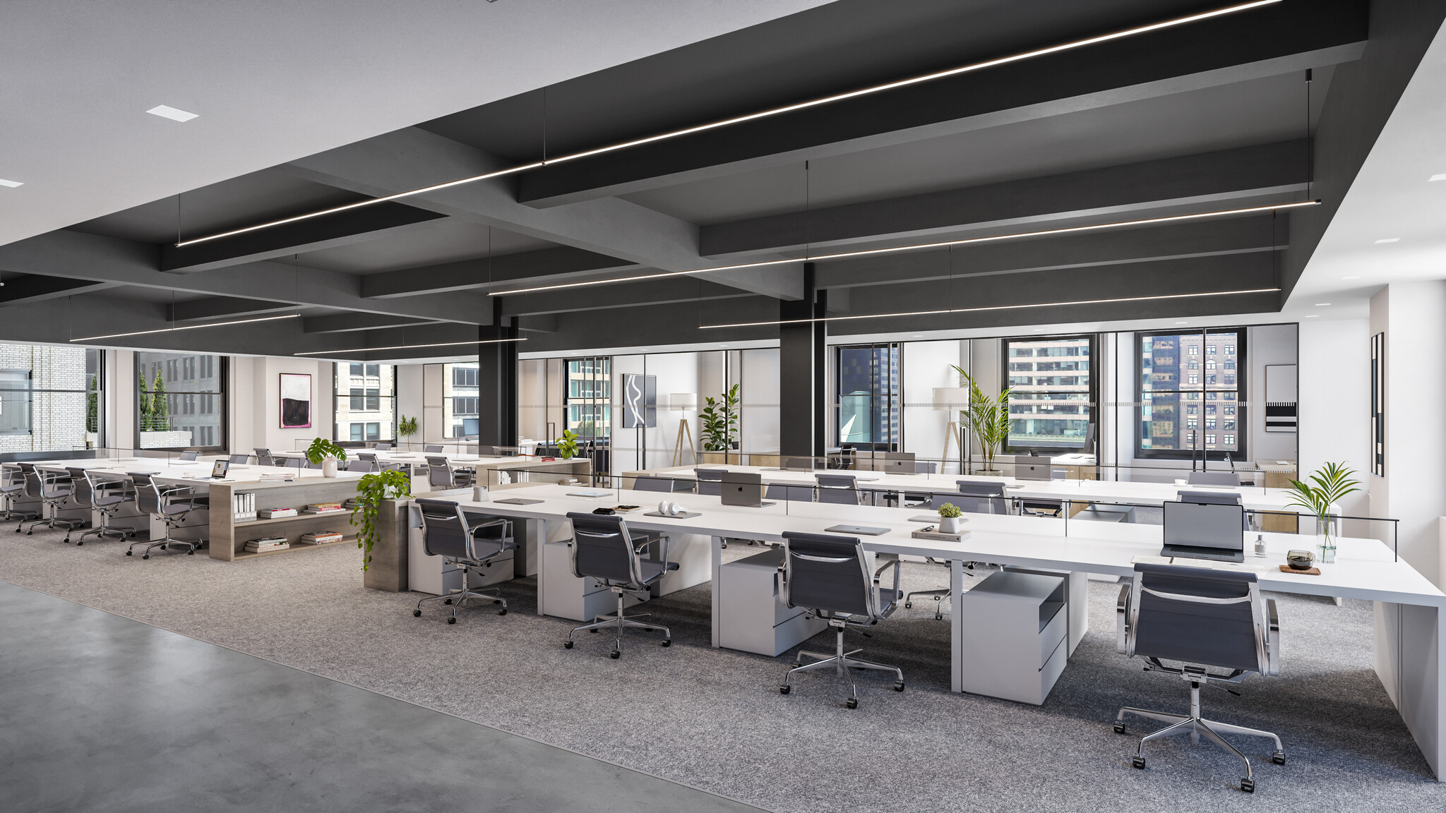 Fifth Ave, Bryant Park, Fully Furnished Office Space For Lease/Sublease 2,600 - 11,000 SF