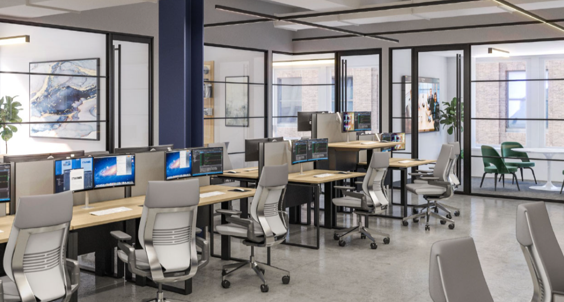 5th Avenue, Bryant Park, Partial Built Office Space For Lease 12,600 SF