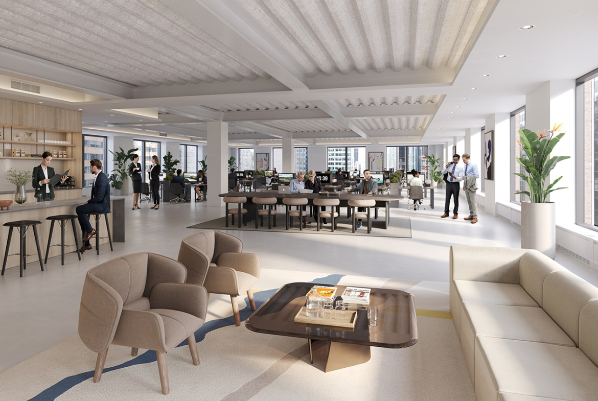 Avenue Of The Americas, Bryant Park, Fully Built Office Space For Lease 11,100 SF