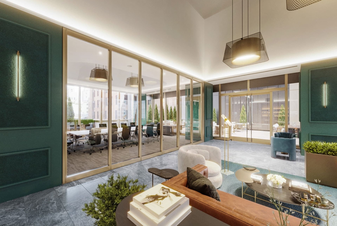 W 57th St, Plaza District, Fully Built Office Space For Lease 8,500 - 10,350 SF