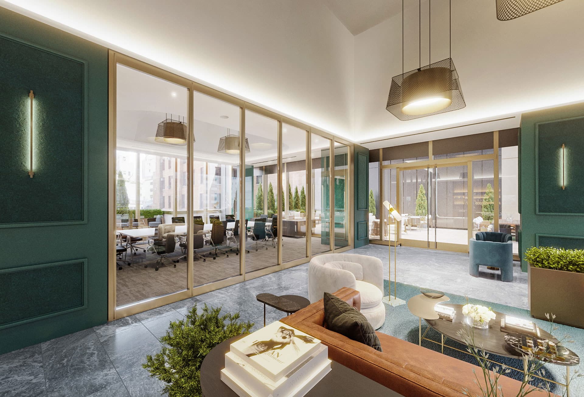 W 57th St, Plaza District, Fully Built Office Space For Lease 8,500 - 10,350 SF