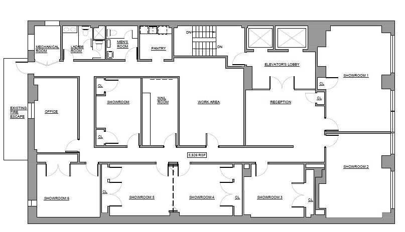 Fifth Ave, Fully Built-Out Retail/Showroom Space For Rent 5,900 SF