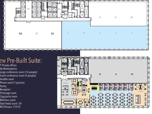 Third Ave, Plaza District, Pre-Built Office Space For Lease 12,200 SF