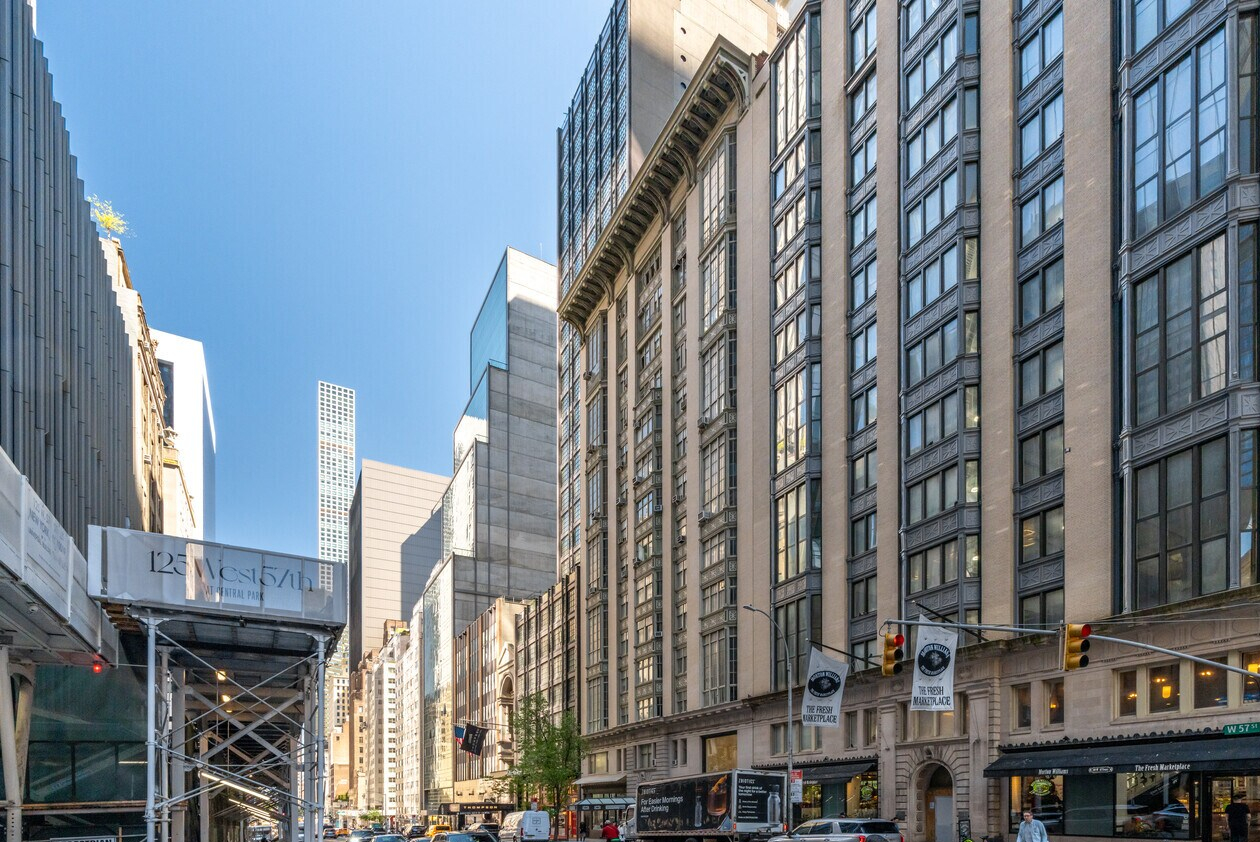 130 W 57th St, New York, NY, Columbus Circle, Class B Office Building For Lease