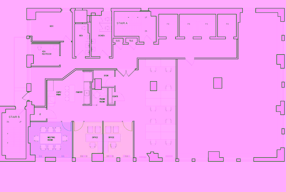 Grand Central, E 41st St, Pre-Built Office Space For Lease 2,600 - 5,250 SF