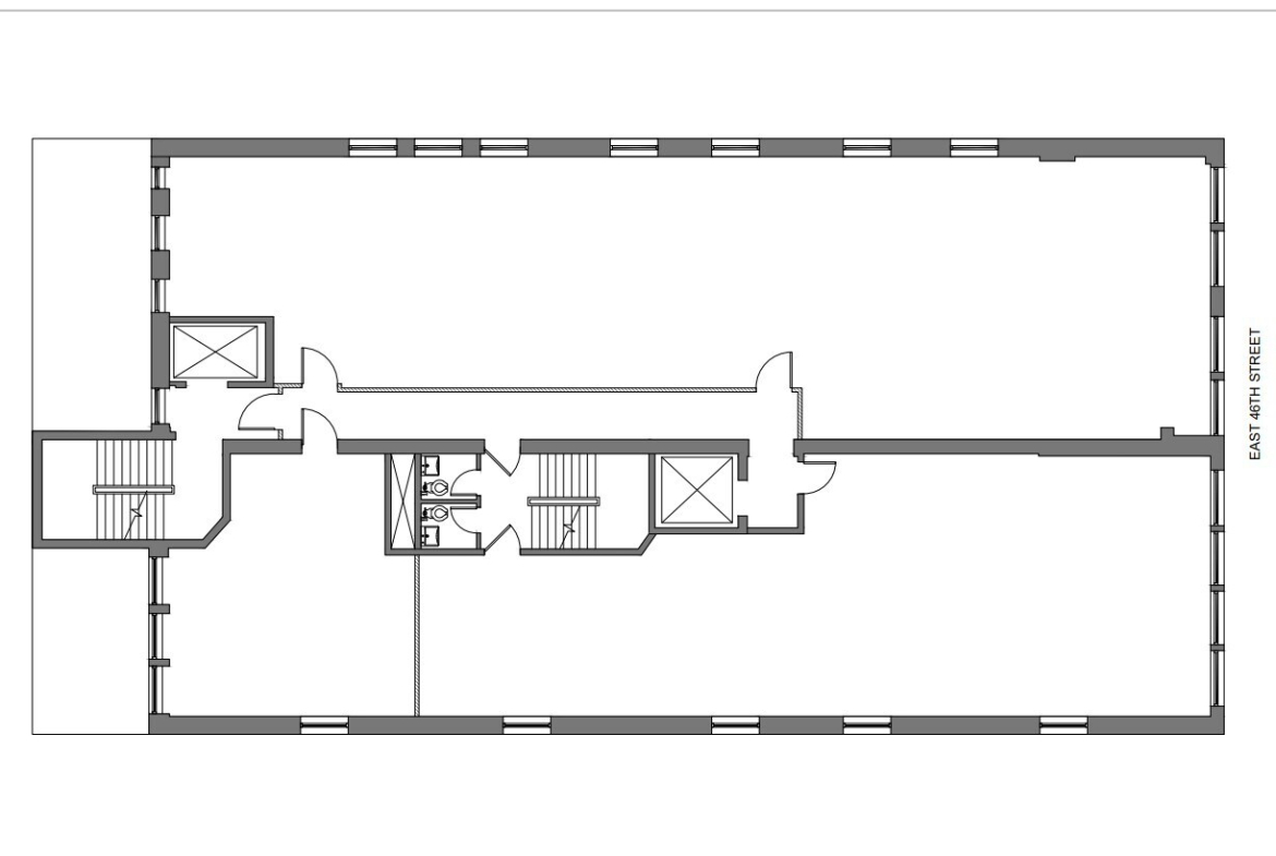 Grand Central, E 46th St, NY Office space for lease 2,600 - 5,600 SF