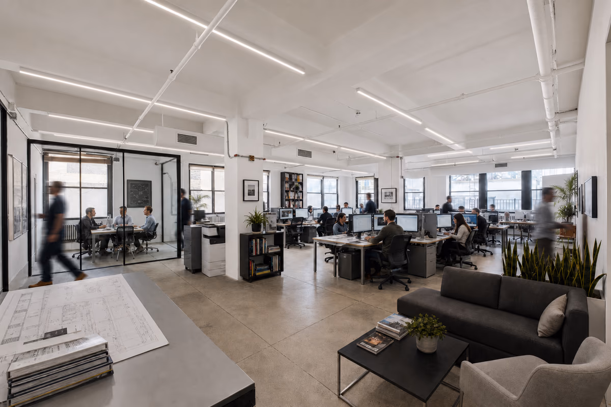 Garment District, W 37th, Built & Furnished Office Space For Rent 3,600 - 4,900 SF
