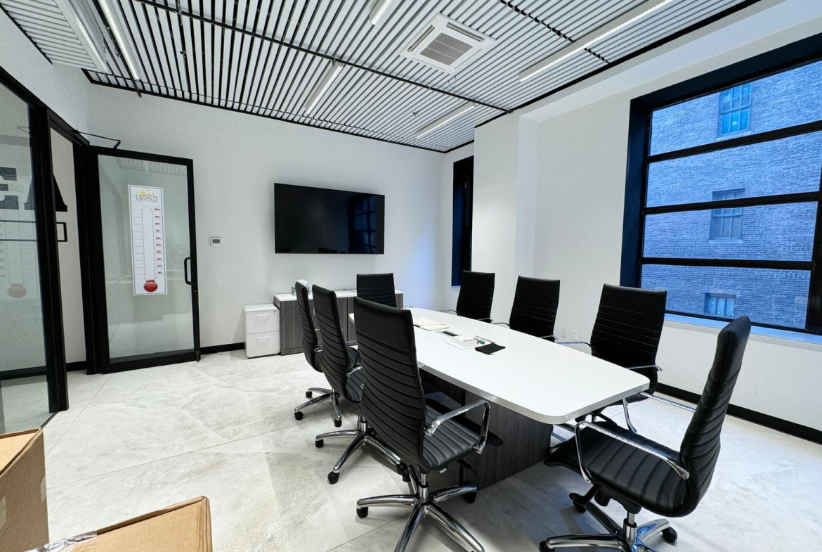 W 40th St, Garment District, Fully Built & Furnished Office Space For Rent 3,500 SF